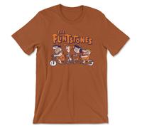 T-Shirt Da Uomo Con Licenza Ufficiale The Flintstones - Biking