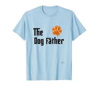 T-Shirt da Uomo con Scritta The Dog Father Maglietta, Uomo, Celeste, XL