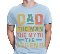 T-shirt da uomo Dad The Man The Myth The Legend Fathers Day for Daddy