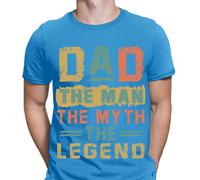 T-shirt da uomo Dad The Man The Myth The Legend Fathers Day for Daddy
