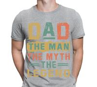 T-shirt da uomo Dad The Man The Myth The Legend Fathers Day for Daddy