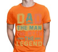 T-shirt da uomo Dad The Man The Myth The Legend Fathers Day for Daddy