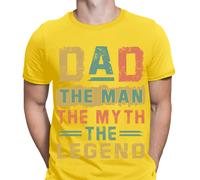 T-shirt da uomo Dad The Man The Myth The Legend Fathers Day for Daddy