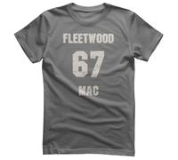 T-Shirt Da Uomo Distressed 67 Di Fleetwood Mac Ufficialmente Licenziato