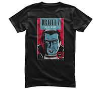 T-Shirt Da Uomo Dracula Up All Night - Licenza Ufficiale Universal Monsters