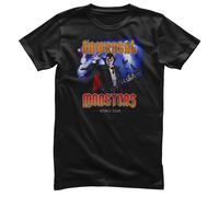 T-Shirt Da Uomo Dracula - World Tour - Licenza Ufficiale Universal Monsters