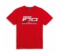 T-Shirt da Uomo Ducati One Hundred Centenario Red