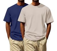 T-shirt da uomo estate casual moda manica corta tinta unita leggera top estate basic t-shirt sport vacanza festa palestra t-shirt uomo, u, S