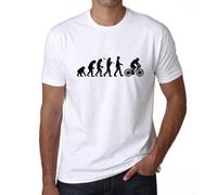 T-shirt da uomo Evolution of Cycling - Evolution of Cycling - T-shirt grafica eco-responsabile Regalo vintage Novità Incontro tra Evoluzione e Passione - Lasciatevi ispirare dalla potente simbologia d