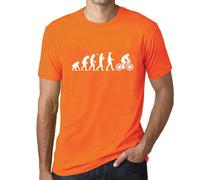 T-shirt da uomo Evolution of Cycling - Evolution of Cycling - T-shirt grafica eco-responsabile Regalo vintage Novità Incontro tra Evoluzione e Passione - Lasciatevi ispirare dalla potente simbologia d
