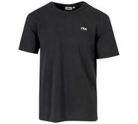 FILA Brod Double Pack T-Shirt, Bright White-Black Beauty, M Uomo