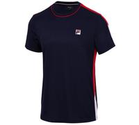 T-shirt da uomo Fila Gabriel - navy/fila red - Blu (M)