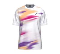 T-shirt da uomo Head Blur - white/purple/orange - Multicolore (M)