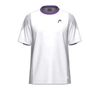 T-shirt da uomo Head Slice - white/purple - Bianco (L)