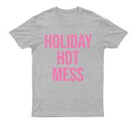 T-shirt da uomo Holiday Hot Mess Humor maglietta grafica da donna
