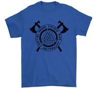 T-Shirt Da Uomo Honor Vikings War Adrenaline Fighting 100% Cotone