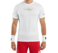 T-shirt da uomo Hydrogen Olympic Skull Tech T-Shirt - Bianco (L)