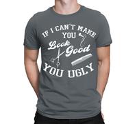 T-shirt da uomo If I Cant Make You Look Good Funny Barber Quote Meme Joke #TA-89