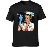 T-shirt da uomo in cotone con design Blink 182 Enema of The State Band, Nero , S