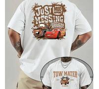 T-shirt da uomo in cotone, modello Racing n. 95, a maniche corte, girocollo, casual e comoda, traspirante e leggera, adatta per lo sport e il tempo libero, vestibilità ampia, ideale come regalo, adatt