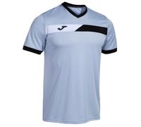 T-shirt da uomo Joma Court Short Sleeve - sky blue/navy/white - Turchese (M)