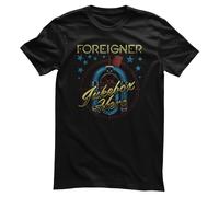 T-Shirt Da Uomo Jukebox Hero Ufficialmente Licenziata Foreigner