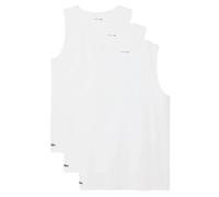 T-shirt da uomo Lacoste Cotton Undershirts 3-Pack - white - Bianco (M)