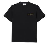 T-shirt da uomo Lacoste Embroidered Cotton - black - Nero (S)