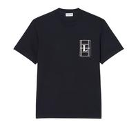 Maglietta Donna Lacoste Embroidered Heavy Jersey - black - Nero (L)
