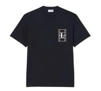 T-shirt da uomo Lacoste Embroidered Heavy Jersey - black - Nero (M)