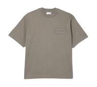 T-shirt da uomo Lacoste Embroidered Loose Fit Cotton - grey - Grigio (M)