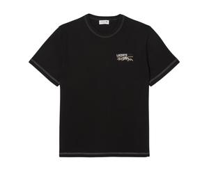 T-shirt da uomo Lacoste Multi Print Jersey - black - Nero (L)