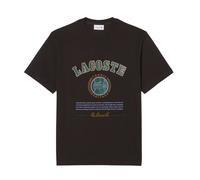 Lacoste TEE&TURTLE NECK SHT men Shortsleeves brown in taglia:XL