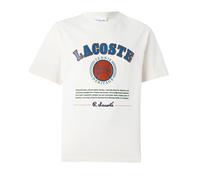 T-shirt da uomo Lacoste Print Cotton - ecru white - Beige (L)