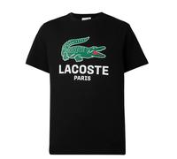 T-shirt da uomo Lacoste Printed Cotton - black - Nero (S)