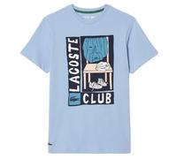 T-shirt da uomo Lacoste Printed Sport - aphylla - Blu (XXL)