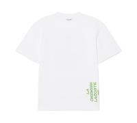 T-shirt da uomo Lacoste Relaxed Fit Printed Cotton - white - Bianco (S)