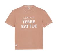 T-shirt da uomo Lacoste Roland-Garros Edition Clay Court - Marrone (L)