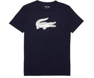 T-shirt da uomo Lacoste SPORT 3D Print Crocodile Breathable Jersey - navy blue/white - Blu (M)