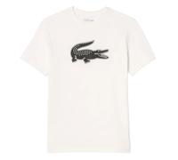 T-shirt da uomo Lacoste SPORT 3D Print Crocodile Breathable Jersey T-shirt - Bianco L