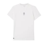 T-shirt da uomo Lacoste Tennis x Daniil Medvedev Ultra Dry - Bianco (L)