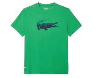 T-shirt da uomo Lacoste Tennis x Daniil Medvedev - Verde (L)