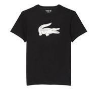 T-shirt da uomo Lacoste Ultra Dry 3D Print Crocodile - black/white - Nero (XS)