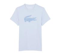 T-shirt da uomo Lacoste Ultra Dry 3D Print Crocodile - light blue - Blu (M)