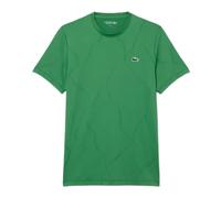 T-shirt da uomo Lacoste Ultra Dry Crocodile Jacquard Tennis - green - Verde (S)