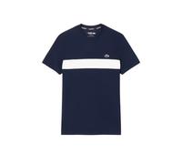 T-shirt da uomo Lacoste Ultra Dry Printed - navy blue/white - Blu (S)