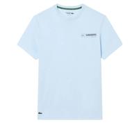 T-shirt da uomo Lacoste Ultra Dry Printed Sport - light blue/blue - Blu (L)