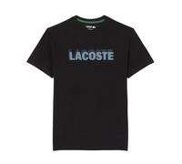 T-shirt da uomo Lacoste Ultra Graphic Print Sport - black/light blue - Nero (XL)
