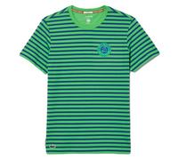 T-shirt da uomo Lacoste Unisex Ultra-Dry Sport Roland Garros Edition T-shirt - navy blue/green - Verde (S)