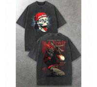 T-shirt da uomo Limp Bizkit con teschio e scritta "Keep Rollin'", girocollo | Tessuto morbido lavato | Stile nu-metal rock | Magliette da uomo - regali per uomo Appassionati di vintage, questo è per v